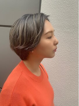 プシューケ(Hair salon PSYCHE) silver × blue