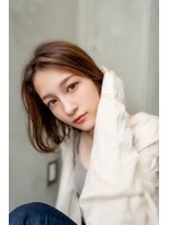 オースティン 錦糸町(AUSTIN)&nbsp;AUSTIN☆大人かわいい前髪セシルカットココアブラウンネオウルフ