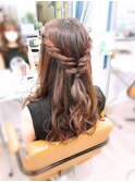 ナチュラルヘアアレンジ/お出かけヘア・デートスタイル