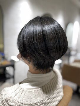 ジル アンク(Jill ankh) 《Jill ankh姫路駅前》自毛風カラー♪丸みショートスタイル