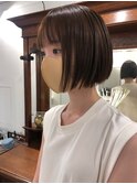【invitation】ミルクティーブラウンボブ