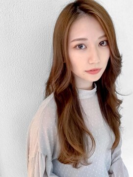 オーブ ヘアー エイミ 福岡七隈店(AUBE HAIR amy) 20代・30代_顔回りレイヤーロング