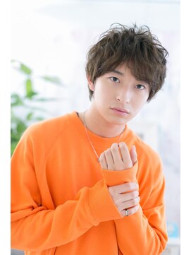 ミック ヘアアンドビューティー 大山店(miq  Hair&Beauty) カッコカワイイ外国人風ミックスパーマ束感ショートa1