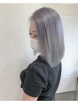 ジゼル(GiseL) 【GiseL】ホワイトラベンダー　ダブルカラー/ハイトーンカラー