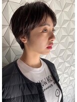 ナタン 自由が丘(NATHAN)&nbsp;マッシュヘアー×インディゴブルー×サファイア×栗色×ショート