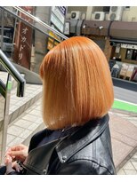 ルーム(Room)&nbsp;コーラルオレンジカラー/韓国ボブ/まとまるボブ