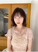 ボブ巻き髪