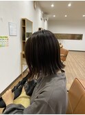 切りっぱなしボブ