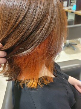 エヌアンドエーコンティ(N&A CONTi) ゆるふわミディ髪質改善 インナーカラー/イヤリングカラー#3