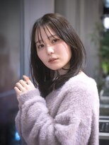 ビュートリアム 梅田(BEAUTRIUM)&nbsp;顔まわりレイヤー/顔周りカット/小顔カット/ミディアム/茶屋町