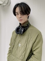 センターパート/ハンサムショート/ハイライト/メンズハイライト