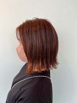 キャトル(quatre) 切りっぱなしボブです♪