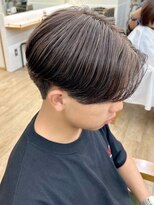 ネオリーブ クーロ メゾン 横浜(Neolive curro Maison)&nbsp;韓国センターパートニュアンスフェザーパーマ　MEN’S HAIR