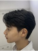 韓国男子風マッシュ