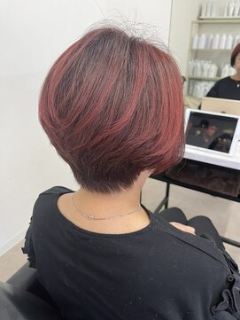 リノ 香芝五位堂店(Lino) 白髪ぼかし　レッドヘア～