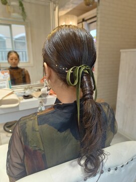アマンヘアーサウス 吉祥寺南口店(Aman hair-s) ポニーアレンジ2024A/W【Aman hair 吉祥寺s店】