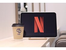 ブロウ ネックス ザ サロン 表参道(VLOW nex the salon)の雰囲気（豊富なドリンクメニュー◎Netflix.雑誌が見放題[表参道♯韓国風]）