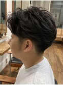 ビジネススタイル メンズカット 白髪染め 65