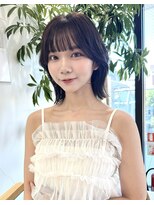 ホロ(hollo)&nbsp;タッセルボブ_結べるボブ_切りっぱなし_ミニボブ