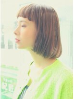 ワースホワイル(WORTH WHILE)&nbsp;大人ガーリー/チョコレート/プリカール/小顔カット/外ハネボブ