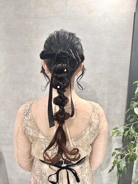 エン(en.) ★お呼ばれヘア/編みおろし/玉ねぎヘア