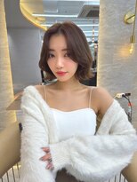 ロンドガーネット 池袋(Lond garnet)&nbsp;イメチェン外ハネボブ美髪ワイドバングレイヤー髪質改善縮毛矯正