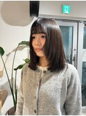 顔周りレイヤー/大人可愛い/ミディアムレイヤー