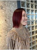 艶さらチェリーレッドストレート