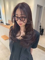 ジーナ 浦和美園(Zina) 髪質改善＊ダークブラウンレイヤーカット＊美髪【Zina浦和美園】