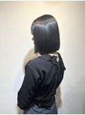 黒髪大人ボブ×ストレートボブ×エイジングケア20代30代40代50代