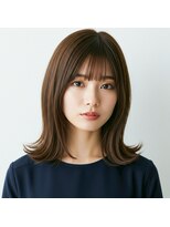 コトナ 越谷店 越谷で人気ミディアムカット×透明感カラーヘア