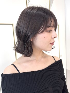 グラフ 銀座(GRAFF) くびれボブ×ラベンダーグレージュ【銀座】