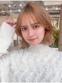 《NYLON.》くびれレイヤーボブ×ハイトーン
