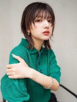 ギークス(GEEKS)&nbsp;【GEEKS渋谷】冬カラー/ミディアムレイヤー/小顔ウルフ/20代30代