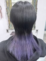 ルネラトーキョー(RUNERA TOKYO)&nbsp;紫インナーのロングウルフ