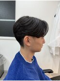 MEN'S/韓国/ニュアンスパーマ/センターパート/下田優也