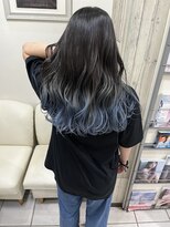 トムキャット(TOM CAT)&nbsp;流行りのエンドカラー！『暗めグレー×アクアブルー』