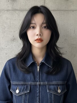 エイチ ウルフカット 大阪梅田(811) フェイスフレーミングルーツカラーネオウルフ天使の羽バングボブ