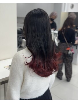 アライブ ハラジュク(ALIVE harajuku) グラデーションカラーバレイヤージュインナーカラー　ryota