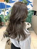 バランス 原宿 表参道(balance) オリーブグレージュ×レイヤーカット