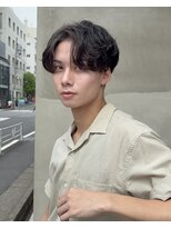 ピコット(P cott)&nbsp;メンズメイクヘアセットシャドウパーマナチュラルメイク