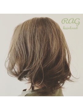 ラグ(RAG) グレージュアッシュ