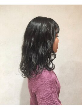 ライフ ウィズ ヘア(LIFE with HAIR) ヌーディなダークアッシュセミディ