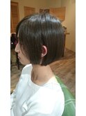 のばしかけワンレン風ボブ