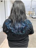 グラデーションハイトーンMIXカラー*ナチュラルくびれヘア