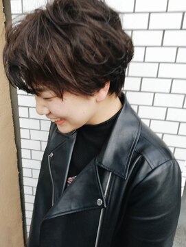 フロート 小阪店(float) ショコラブラウン_毛先パーマ ことりベージュ