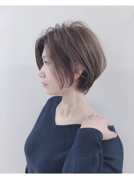アナザヘアー なんば 高島屋前店(ANAZA hair) 小顔ハンサムショート♪大人可愛い20代30代40代前下がりボブ