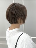 ショートボブ×インナーカラー