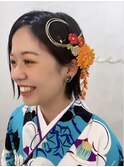 卒業式　袴着付け／ヘアセット