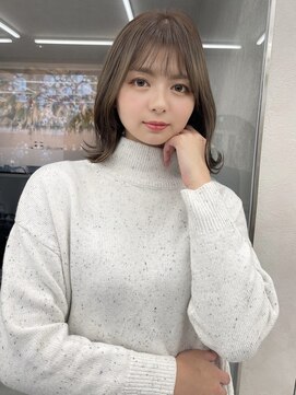 ロンド マーレ 天神大名店(Lond mare) 艶髪　ロングヘア　韓国ヘアレイヤーカット　福岡天神　前髪あり